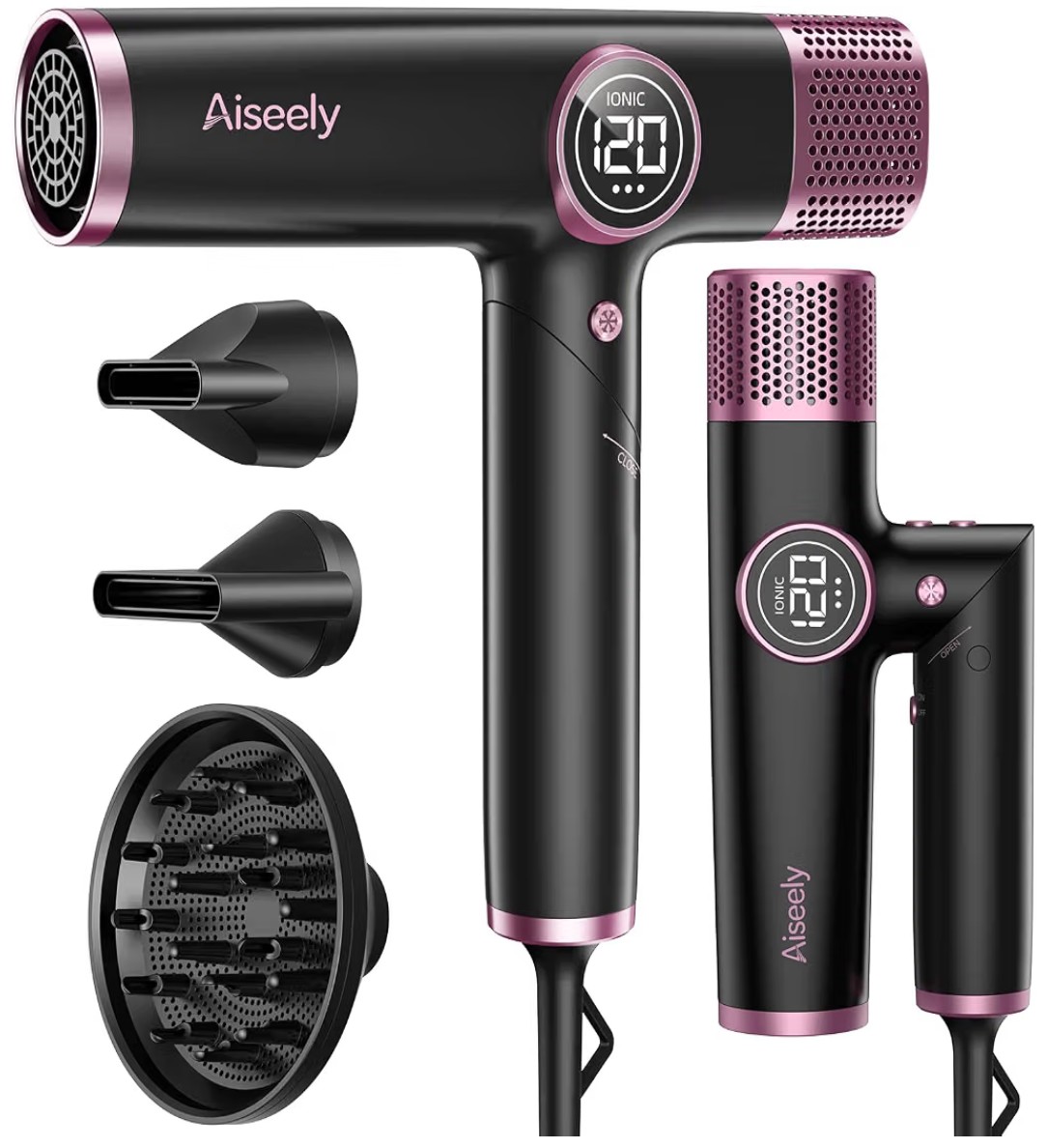 AISEELY Ionen-Haartrockner · 1800 W