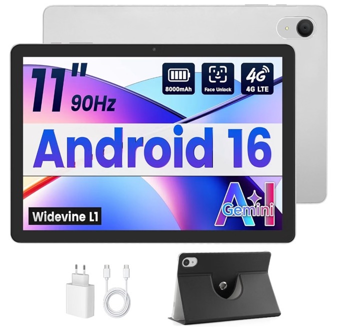 paitanry Tablet · 11 Zoll · mit Hülle