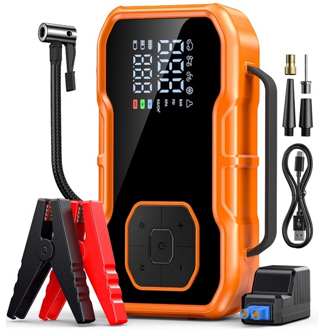 Ziweo Starthilfe-Powerbank · mit Kompressor